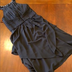 Eliza J black dress - beading and tulle